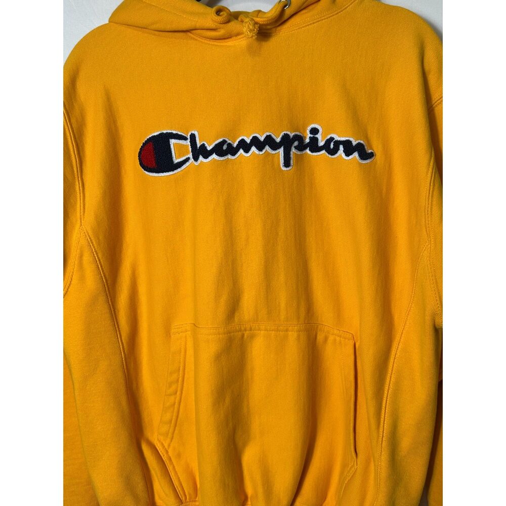 Champion Men's Reverse Weave Embroidered Logo Hoodie Size M - Picture 2 of 5